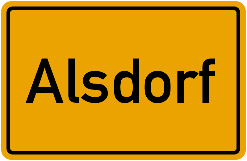 Alsdorf Ortsschild