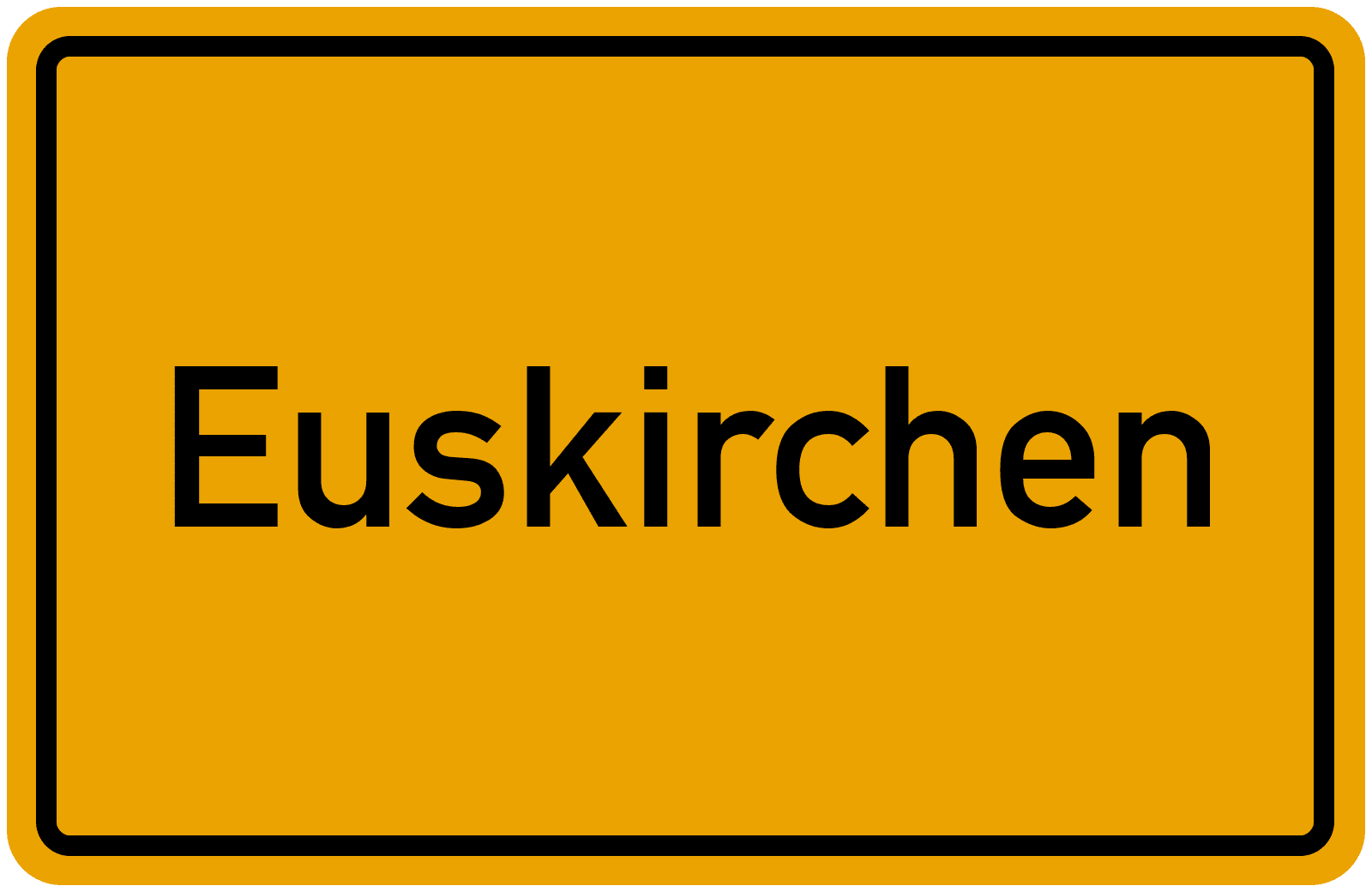 Ortsschild Euskirchen